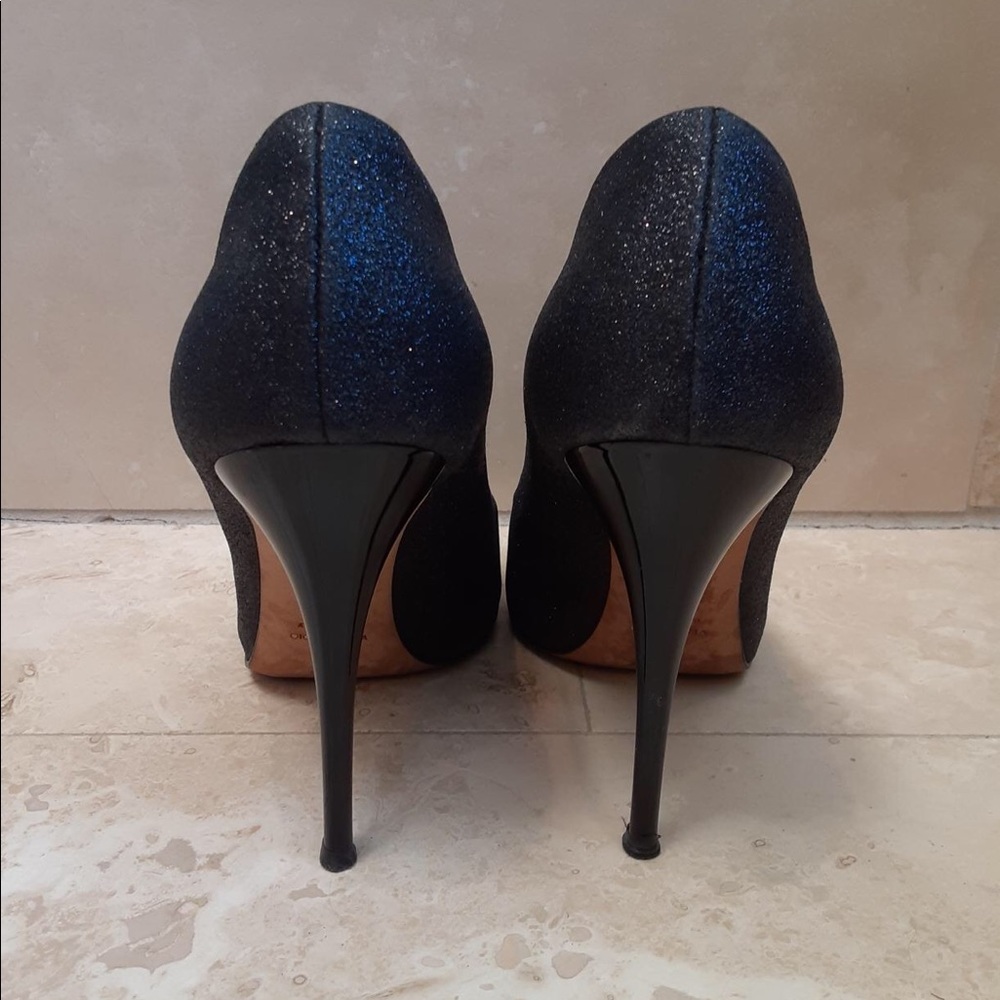 Giuseppe Zanotti Black, Sparkle Heels Size 37.5